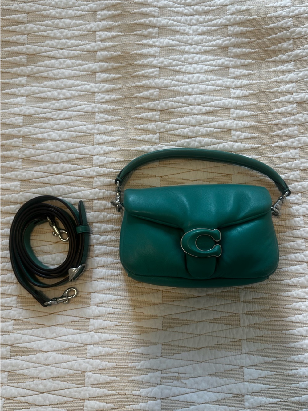 Coach Pillow Tabby Shoulder Bag 18 - Bright Green